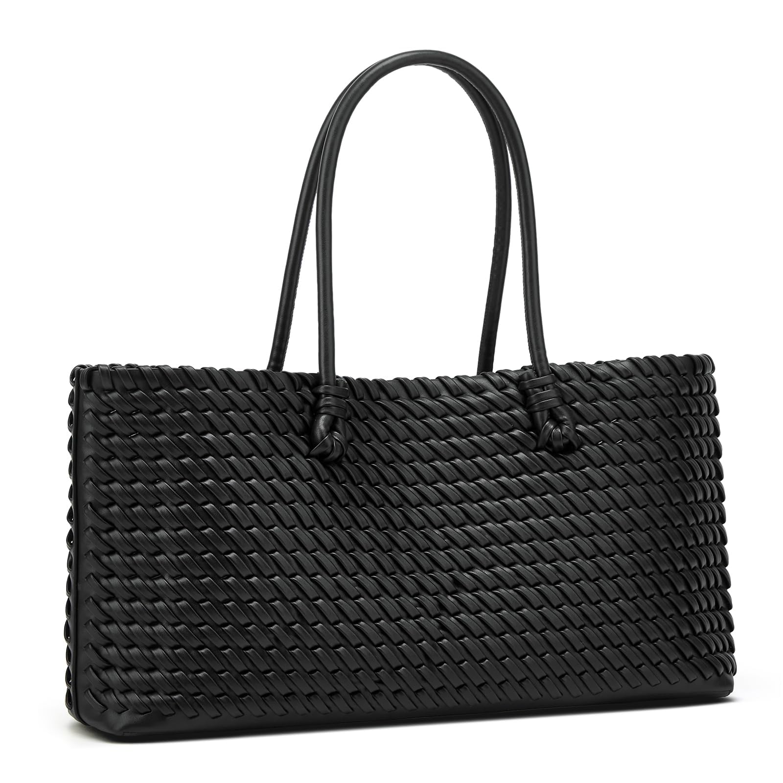 Women'S Tote Bags For Work - Woven Tote Bag Women Underarm Shoulder