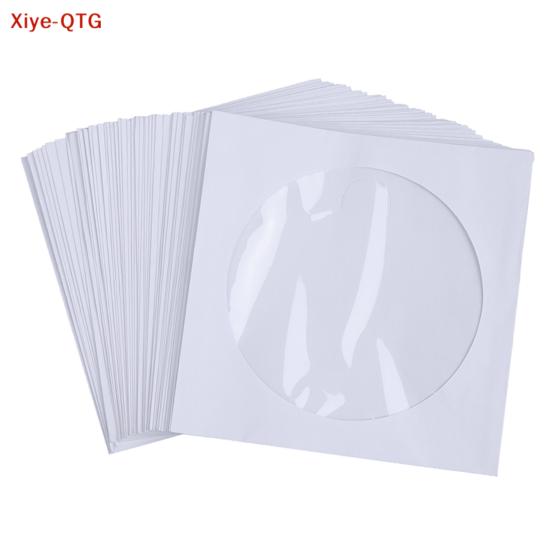 NEW 50PCS 12.5CM CD DVD Disc P - Flap Bag Envelope recension och pris