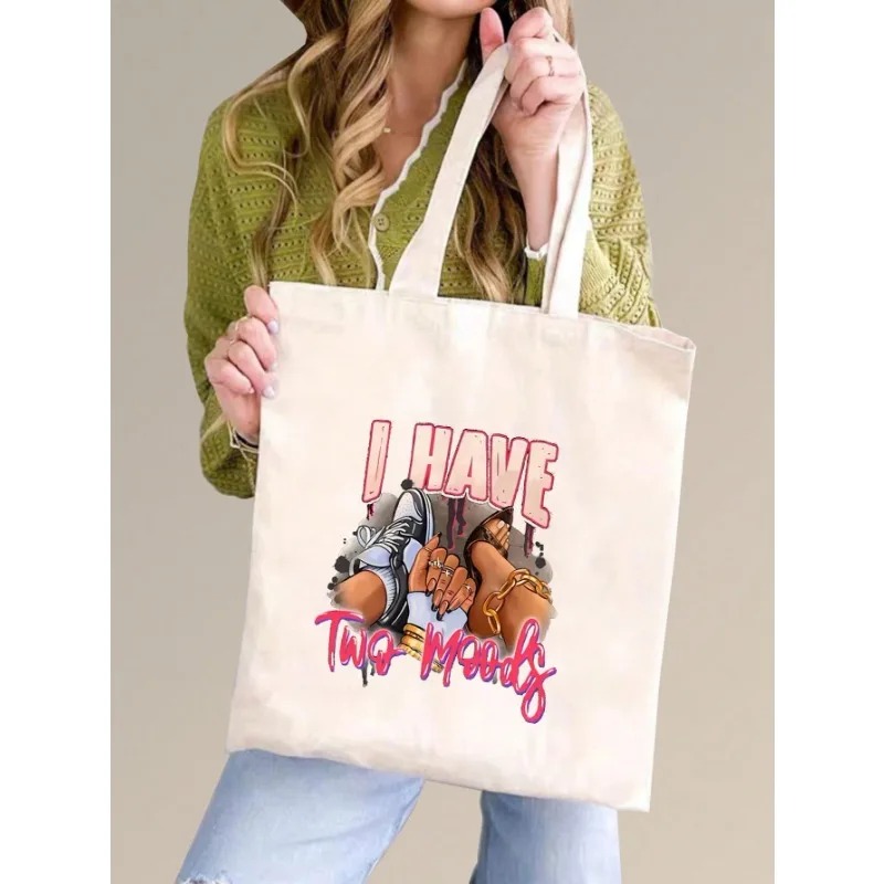 ROMWE Kawaii Bow Pattern Canva - Women'S Tote Bags For Work recension och pris