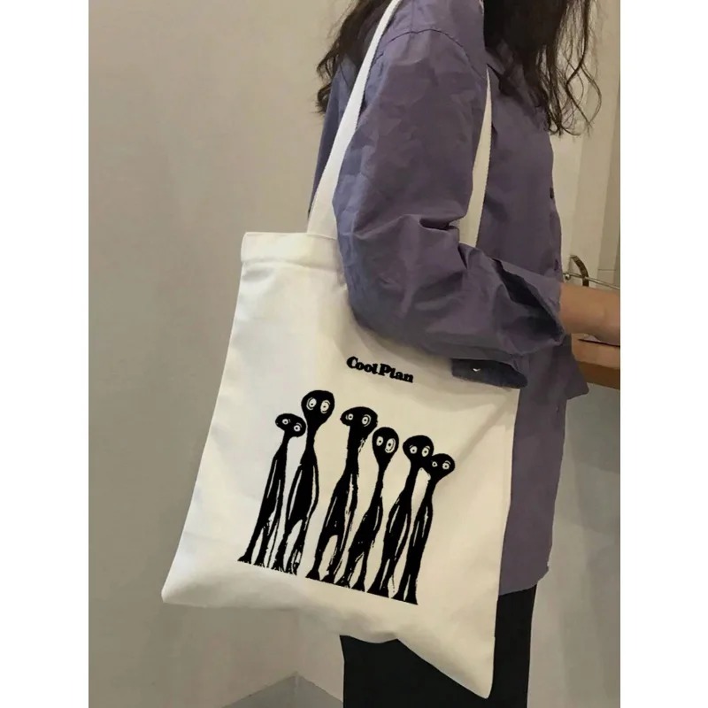 ROMWE Kawaii Bow Pattern Canva - Women'S Tote Bags For Work recension och pris