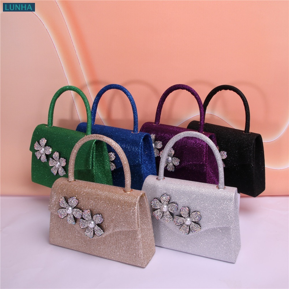 Women's Glitter Top Handle Eve - Evening Bag Beaded recension och pris