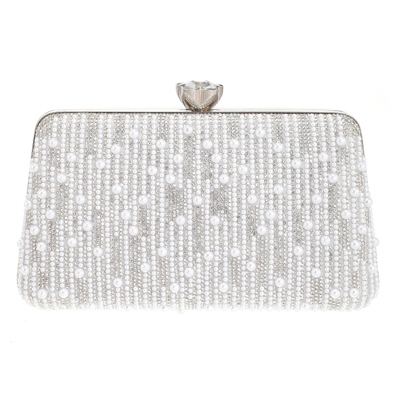 Formal Silver Evening Bags Wom - Evening Bag Beaded recension och pris