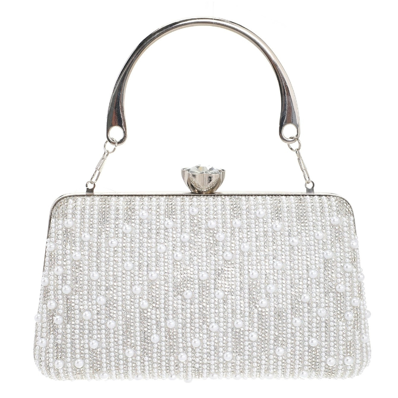 Formal Silver Evening Bags Wom - Evening Bag Beaded recension och pris