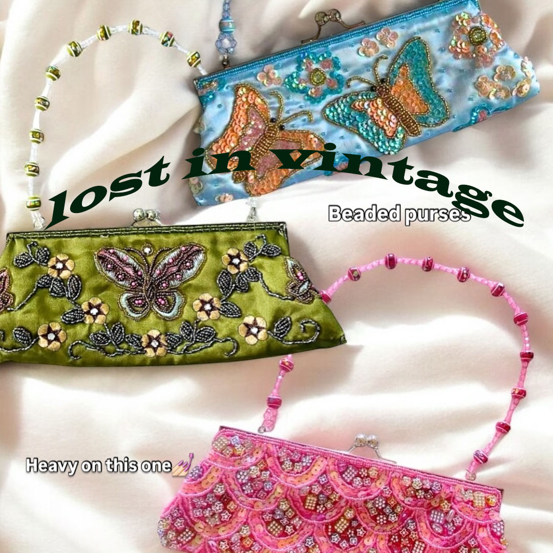 Lost in Vintage Hand-embroider - Evening Bag Beaded recension och pris