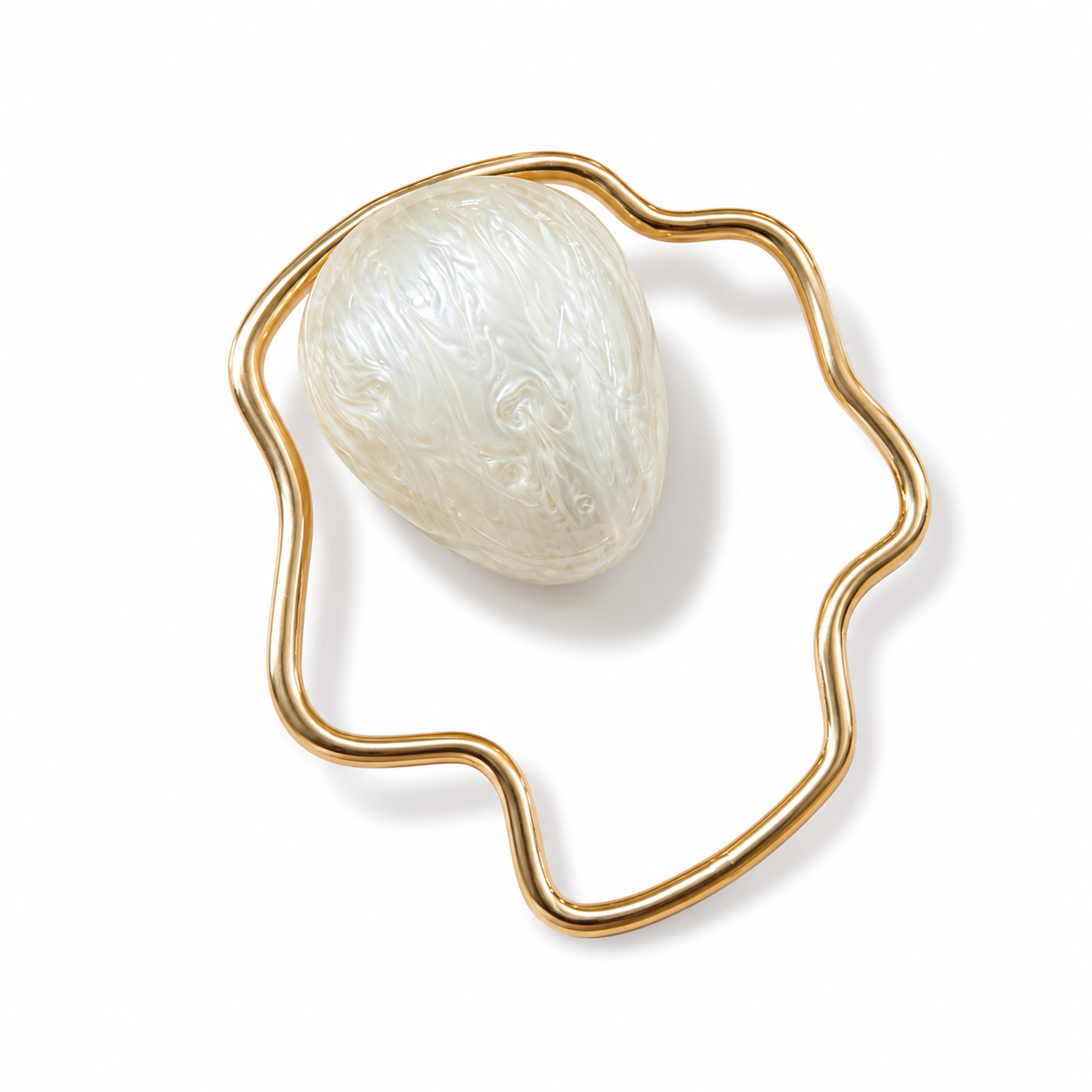 Women mini Acrylic Egg Bag Cut - Evening Bag Beaded recension och pris
