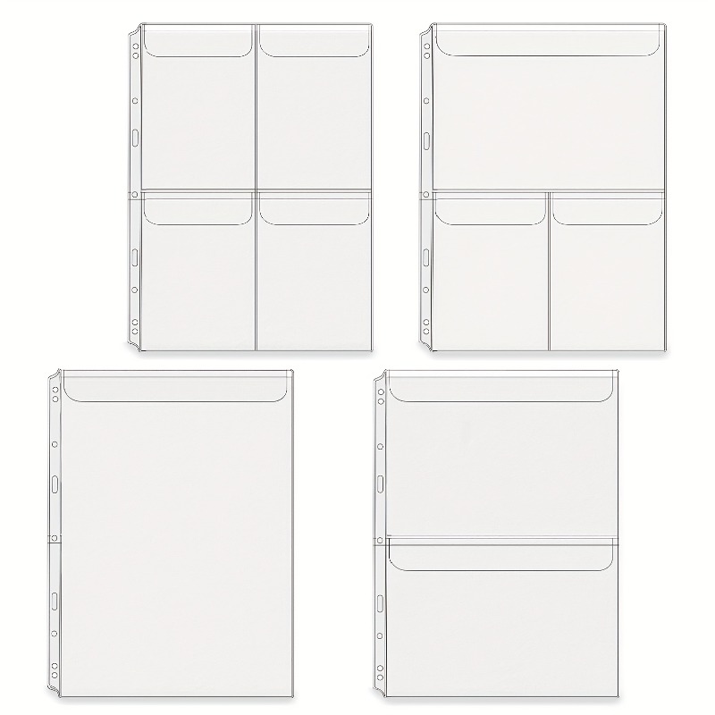 10pcs-A4 Folder Pockets, No-Zi - Flap Bag Envelope recension och pris