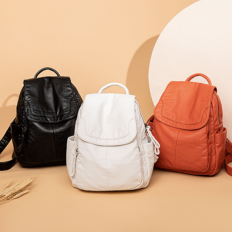 Women's Backpack White Washed  - Women Bags White recension och pris