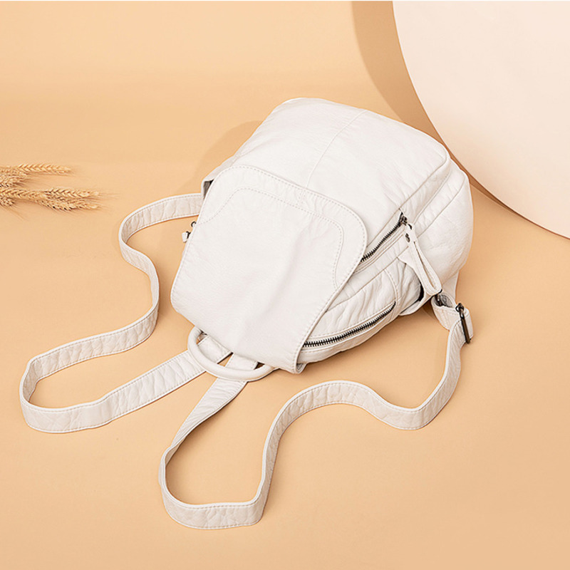 Women's Backpack White Washed  - Women Bags White recension och pris