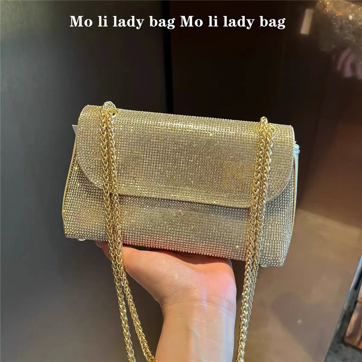 Glitter Shiny Diamond Crossbod - Flap Bag Envelope recension och pris