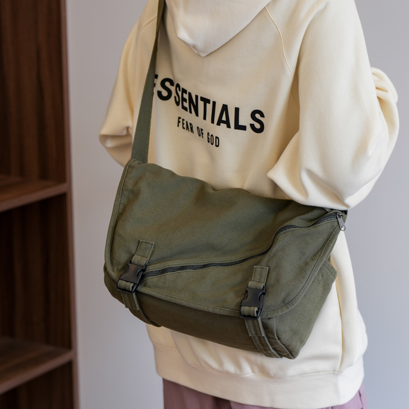 Japanese Style Canvas Messenge - Flap Bag Envelope recension och pris