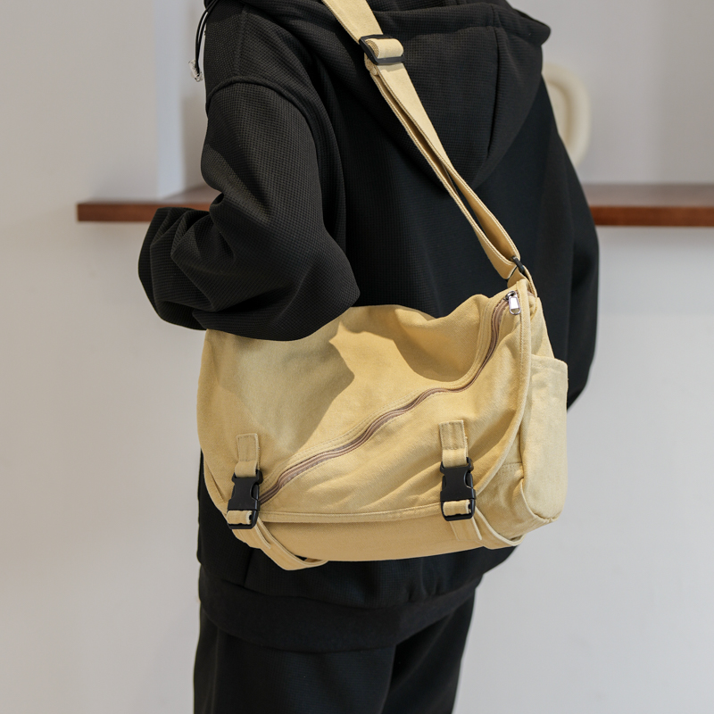 Japanese Style Canvas Messenge - Flap Bag Envelope recension och pris