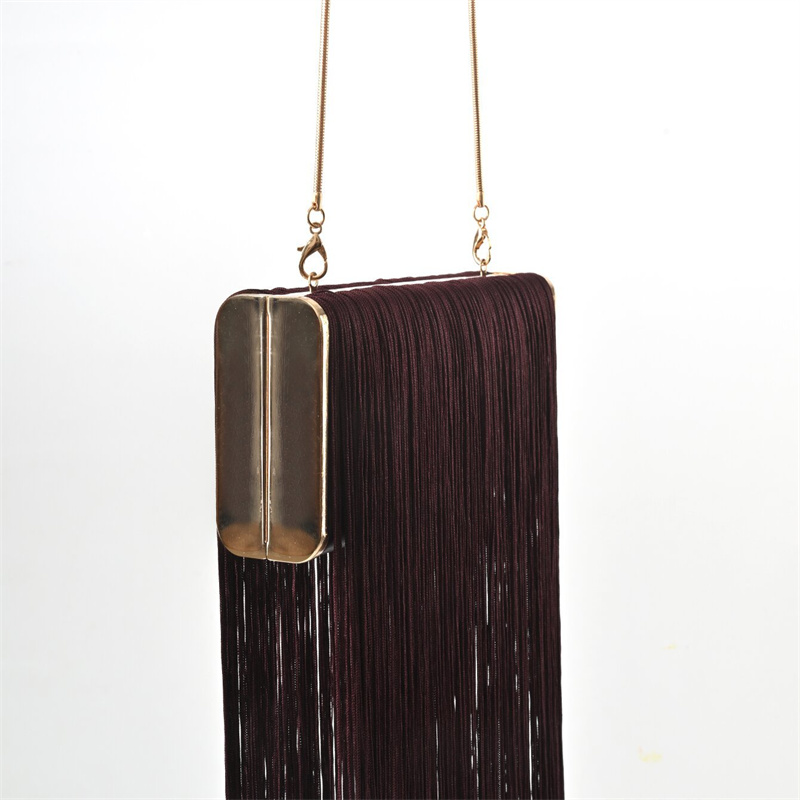 New Long Tassel Handmade Eveni - Evening Bag Beaded recension och pris