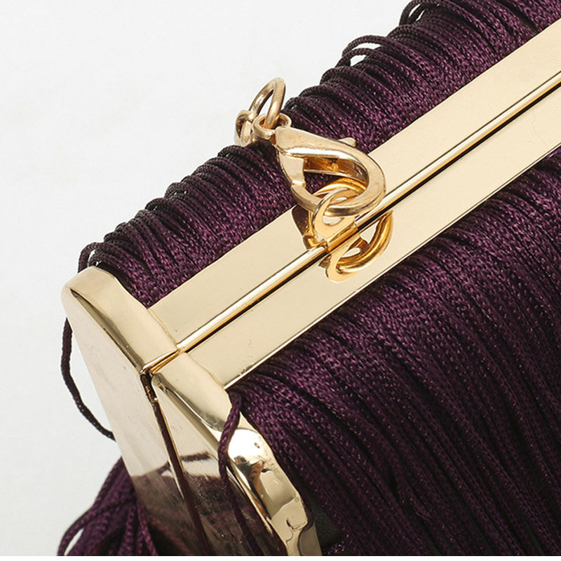 New Long Tassel Handmade Eveni - Evening Bag Beaded recension och pris