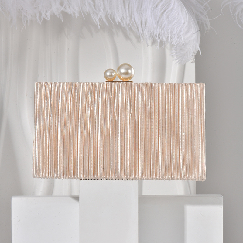 Pure Color Shimmering Fabric C - Evening Bag Beaded recension och pris