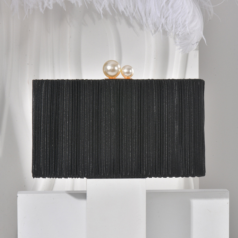 Pure Color Shimmering Fabric C - Evening Bag Beaded recension och pris