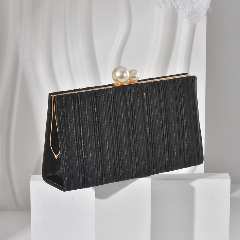 Pure Color Shimmering Fabric C - Evening Bag Beaded recension och pris