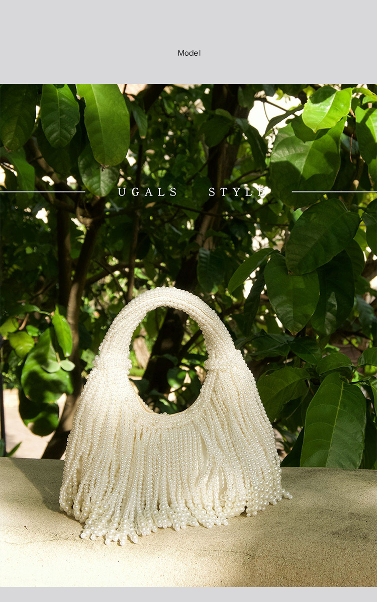 Design Handle Pearl Evening Cl - Evening Bag Beaded recension och pris