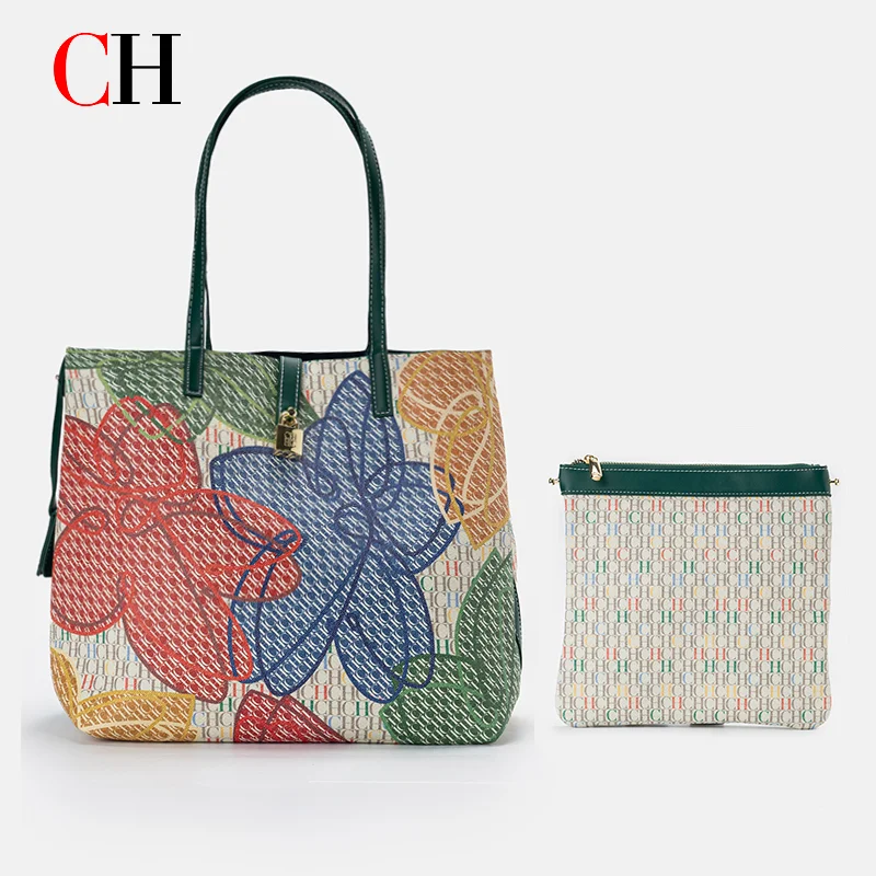 CH Womens Colorful Floral Tote - Women'S Tote Bags For Work recension och pris