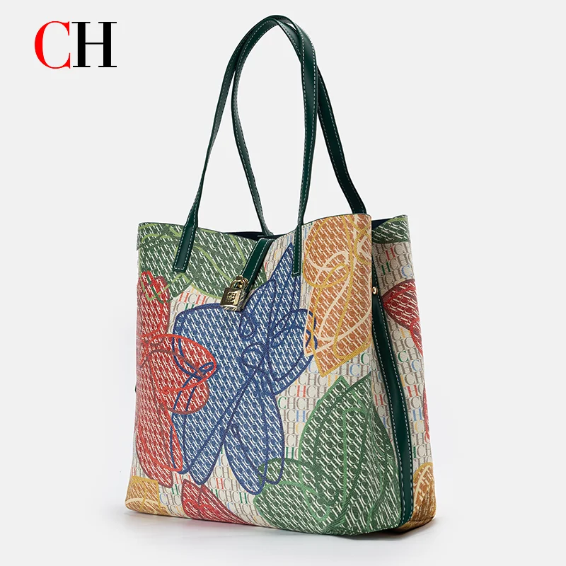 CH Womens Colorful Floral Tote - Women'S Tote Bags For Work recension och pris