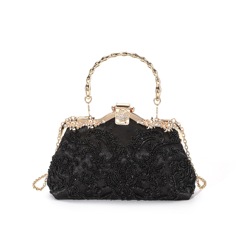 Retro New Embroidered Beaded F - Evening Bag Beaded recension och pris