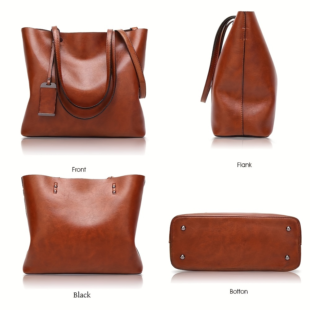 Fashionable Classic Retro Leat - Women'S Tote Bags For Work recension och pris