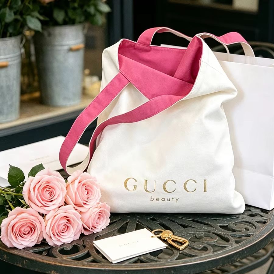 GUCCIs bag Women Canvas Tote B - Women Bags White recension och pris